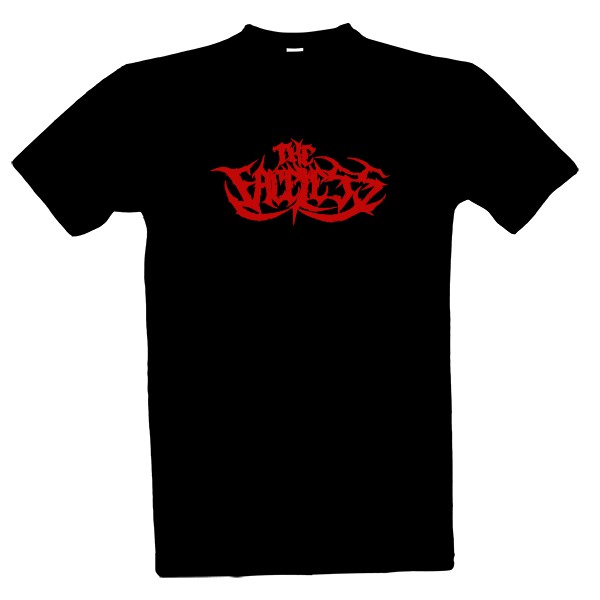 Tričko s potiskem The Faceless - red logo edition